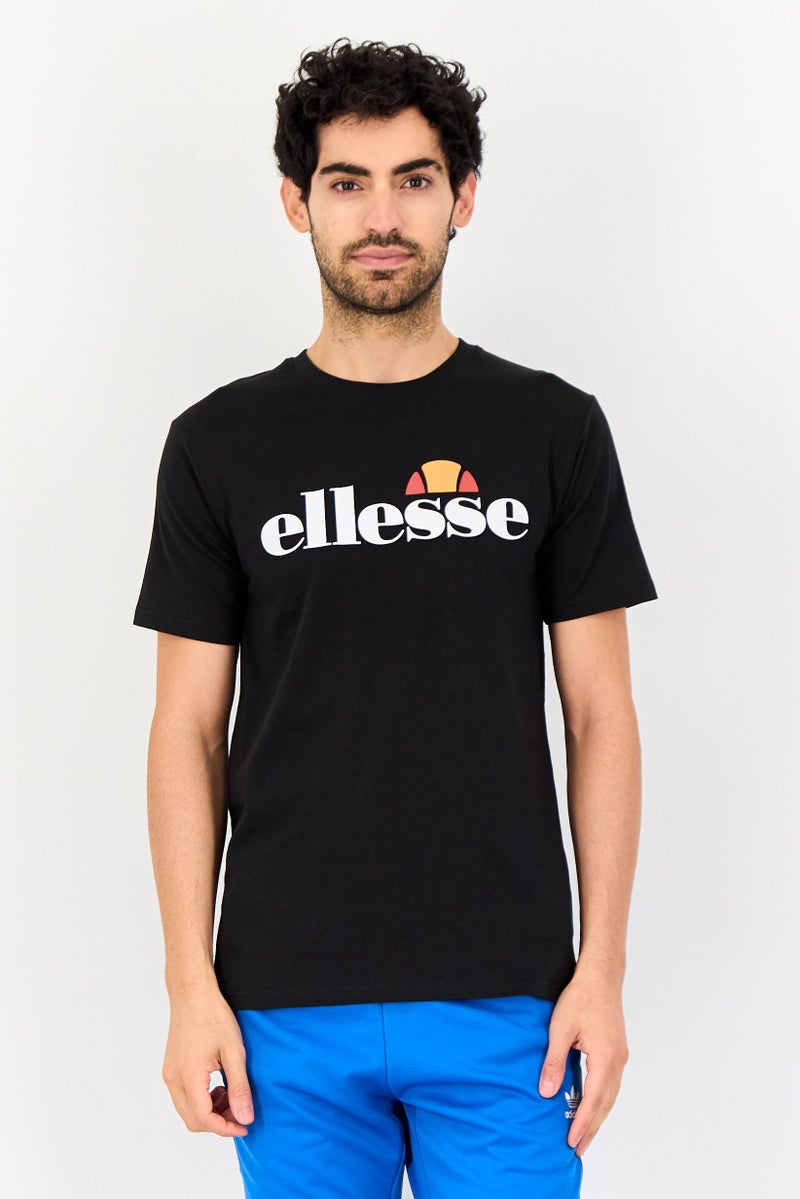 Ellesse Men Sportswear Fit Short Sleeve Outdoor T-Shirt, Black - Image 1