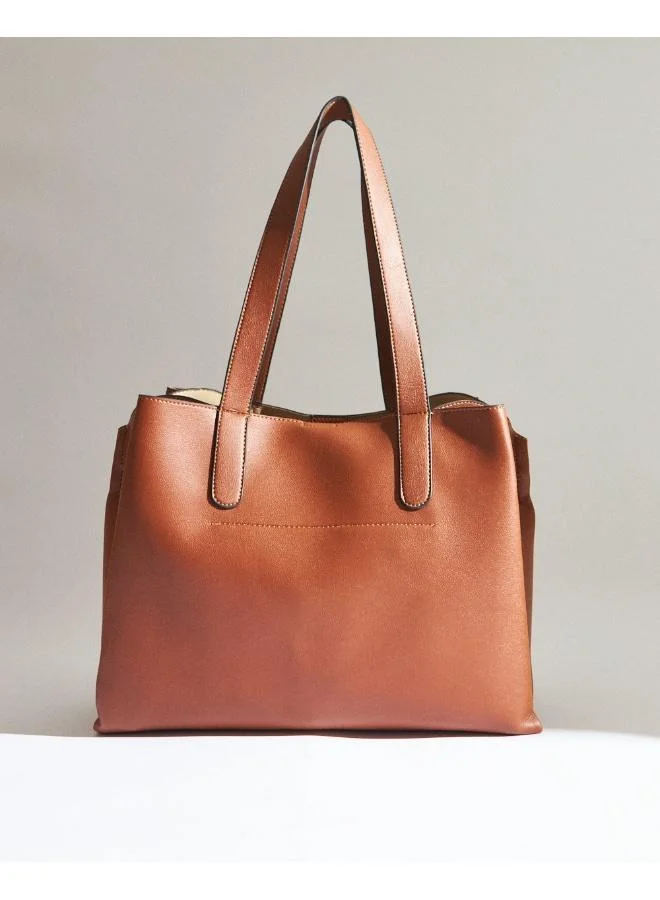 Chumbak  Vintage Cross Stitch Tote -Tan for Women | Best Price UAE