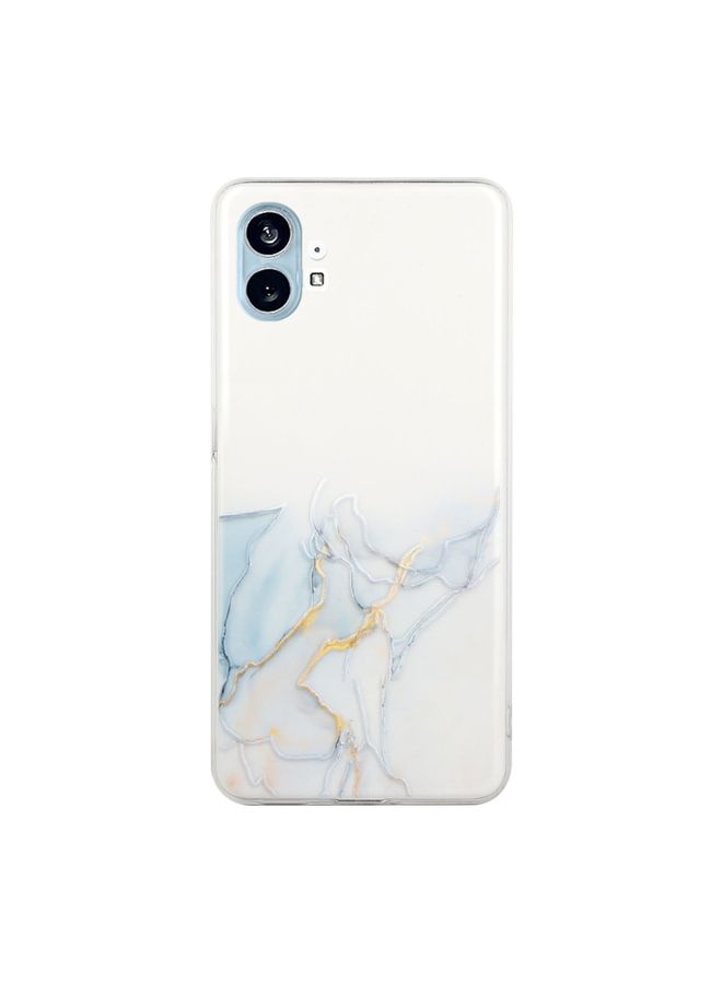 Case Cover For Nothing Phone 1 Hollow Marble Pattern TPU Phone Case Grey