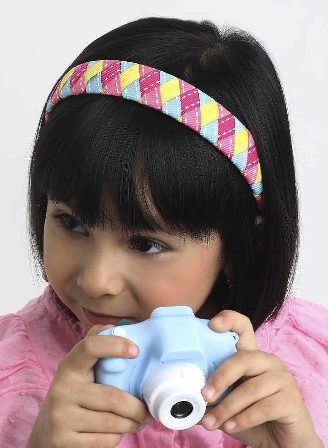 ARENDELLE Braided Ribbon Hairband in Multicolour for Girls - Image 2