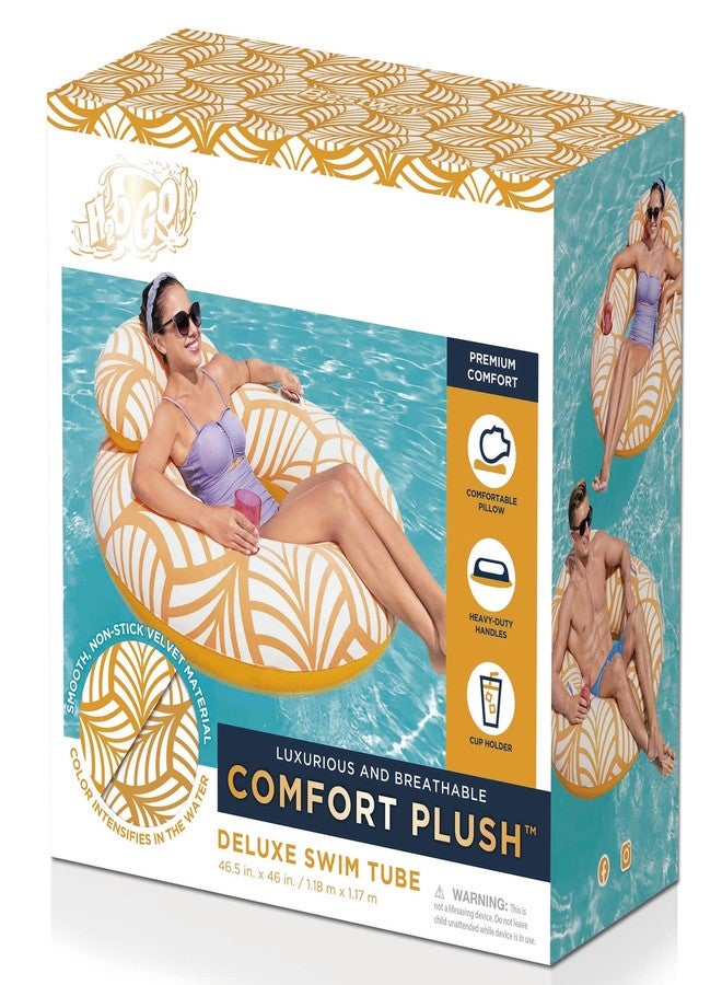 H2O Go Bestway H2OGO! Comfort Plush Deluxe Inflatable Swim Tube 46.5" - Image 2