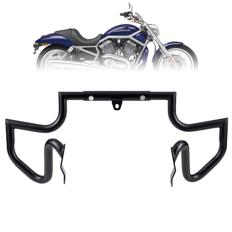 Kinglemc Crash Bar Engine Guard Highway Freeway Bar for Harley VRod Vrod Night Rod Muscle VRSC VRSCF VRSCA Black
