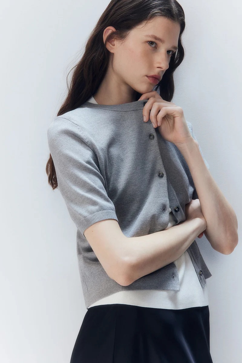 H&M Short-sleeved cardigan