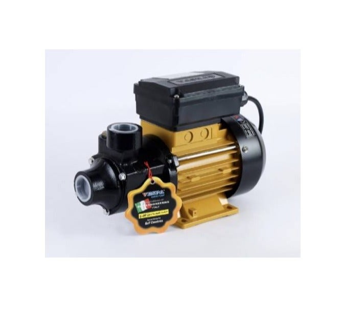 VESPA MAP 50 0.5HP Peripheral End Suction Water Pump Brass Impeller Cast Iron Body 40 Lmin Flow 35m Head 1 Inch Inlet 230-240V