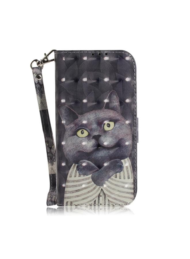 S-TOP Case For Samsung Galaxy A16 5G 3D Colored Horizontal Flip Leather Phone Case - Image 2