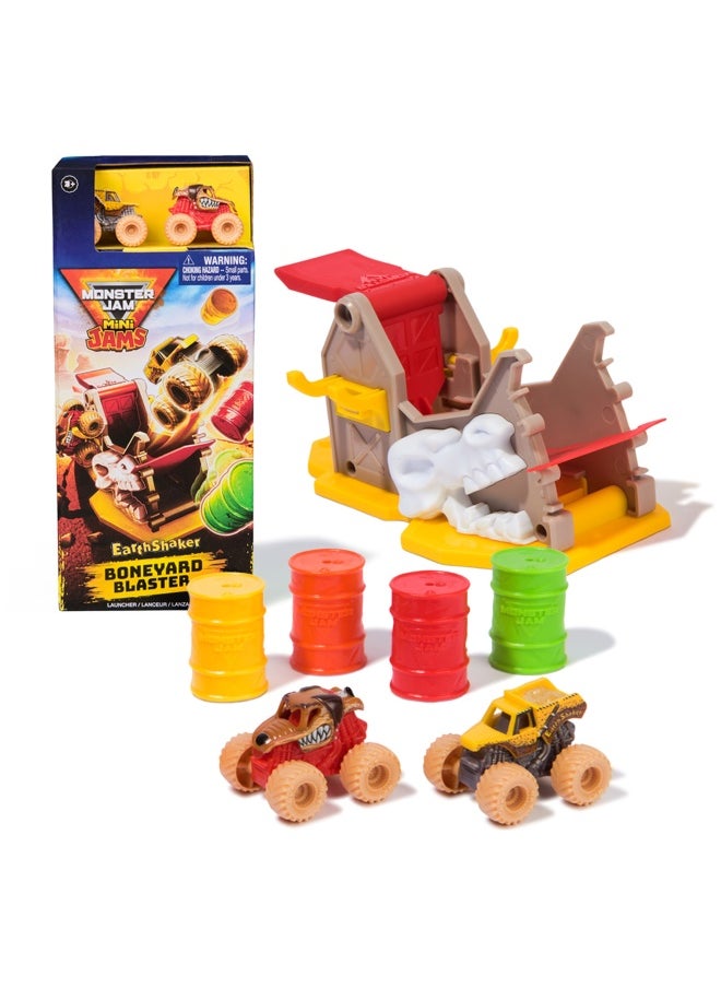 Monster Jam - Monster Jam Mini Jams Earthshaker Boneyard Blaster Playset - Image 1