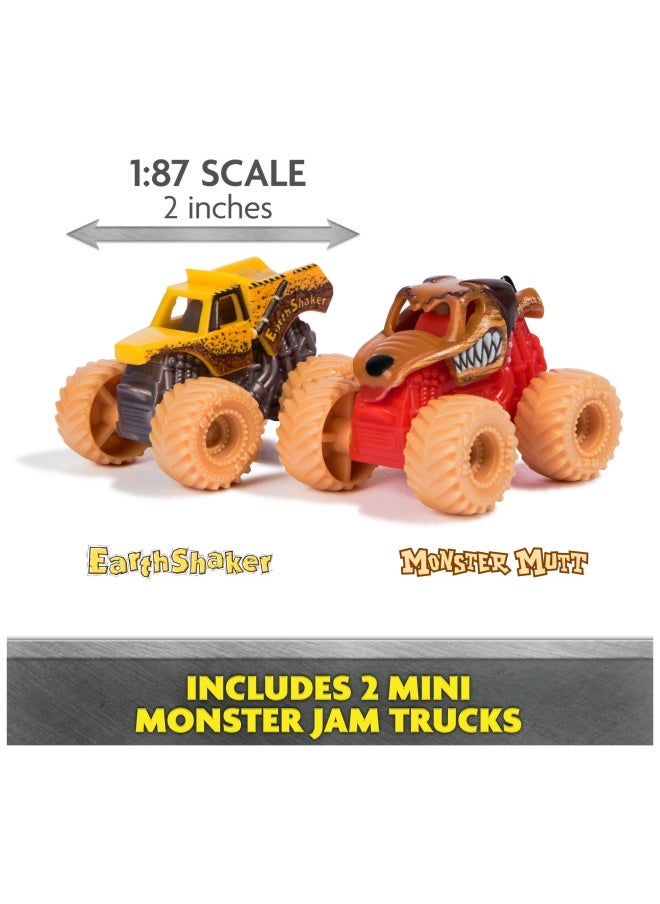 Monster Jam - Monster Jam Mini Jams Earthshaker Boneyard Blaster Playset - Image 1