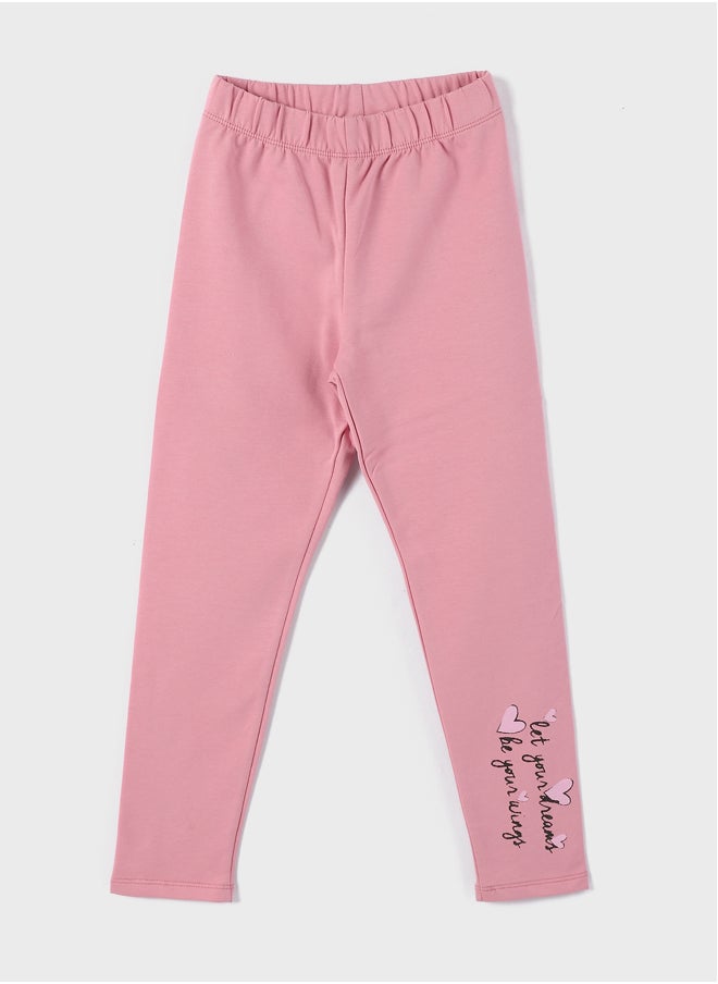 LC WAIKIKI Elastic Waist Printed Girl Tights  - Image 1