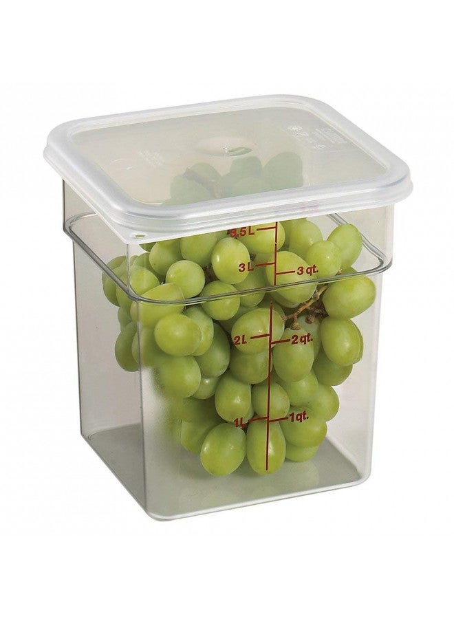 Cambro حاوية تخزين الطعام كامبرو 4SFSCW135 كام سكوير (4 كوارت، بولي كربونات، NSF) - Image 4