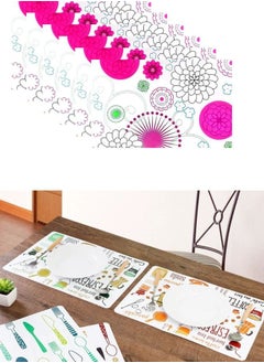 Generic 6pcs Kitchen Tablecloths 28*40cm +6pcs Cup Coasters  - Image 3