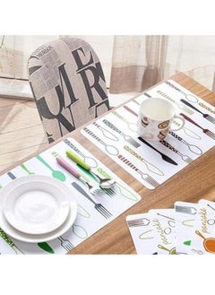 Generic 6pcs Kitchen Tablecloths 28*40cm +6pcs Cup Coasters  - Image 4