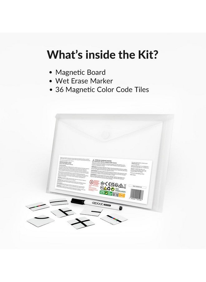 Ozobot Color Code Magnets Base Kit: Interactive Coding Learning Tool for Kids Ages 5+, Enhances Logic & Problem-Solving Skills, Classroom Education, 36 Tiles, Evo Required Not Included - Image 5