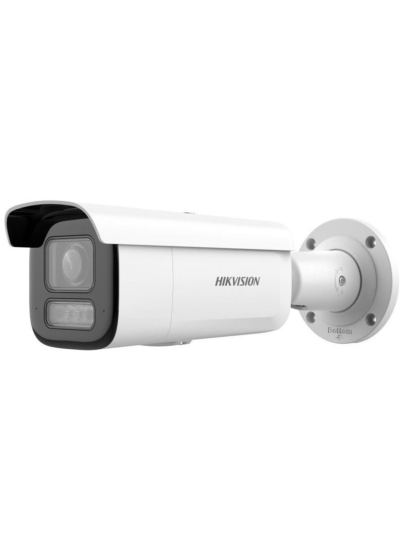 HIKVISION DS-2CD2683G2-LIZS2U 8MP AcuSense Smart Hybrid Light Motorized Varifocal Bullet Camera, 1/2.8" CMOS, 2.8-12mm Lens, 120dB WDR, Dual-Microphone, IR & White Light (Up to 60m), H.265+ Compression, IP67 & IK10, PoE, AI Perimeter Protection (Line Crossing & Intrusion), MicroSD (Up to 512GB), Dual Audio Compression, Alarm I/O, Up to 6 Simultaneous Live Views, 12VDC/PoE Power - Image 1
