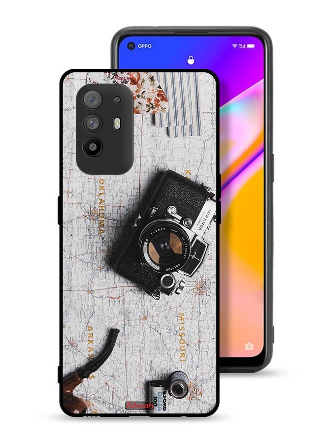Tolwak Oppo F19 Pro Plus 5G Protective Case Cover Vintage Camera - Image 1