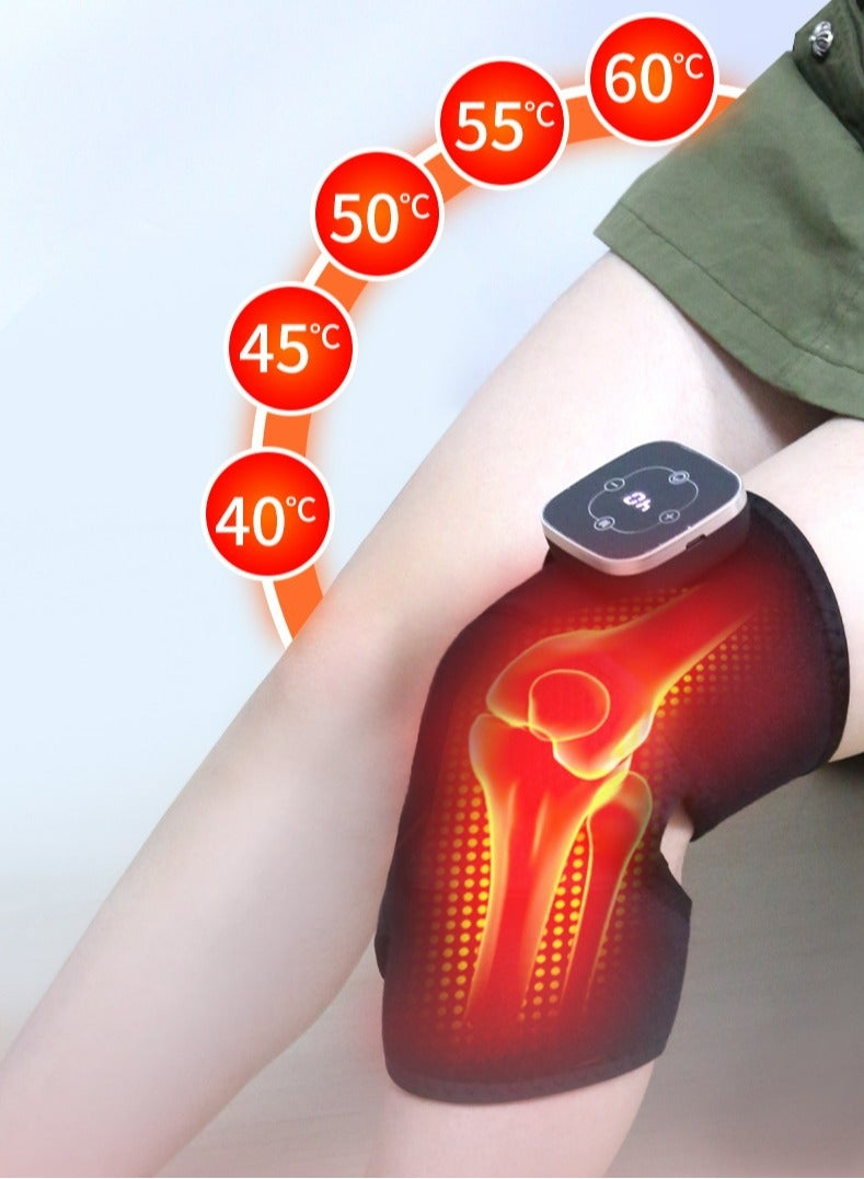 Meiyilan Knee Heating Pad - Wireless Heating Knee Massager, Portable Knee Shoulder Elbow 3-in-1 Heating Vibration Massager, Relieve Joint Pain and Pressure - Image 3