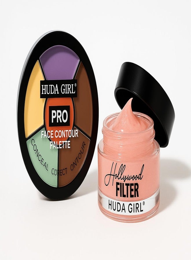 HUDA GIRL 3-in-1 Bright Concealer & Color Corrector with Face Primer| Full Coverage, Long-Lasting, Hydrating Formula for Flawless, Crease-Free Finish | Suitable for All Skin Types - Image 2