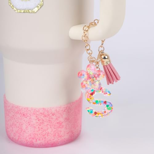 LA KEN DU Use for Stanley Cup Accessories Charms 40oz 30oz,Compatible with Stanley Cup Letter Charms for Handle Silicone Boot,Straw Cover Topper & Sticker(S) - Image 4