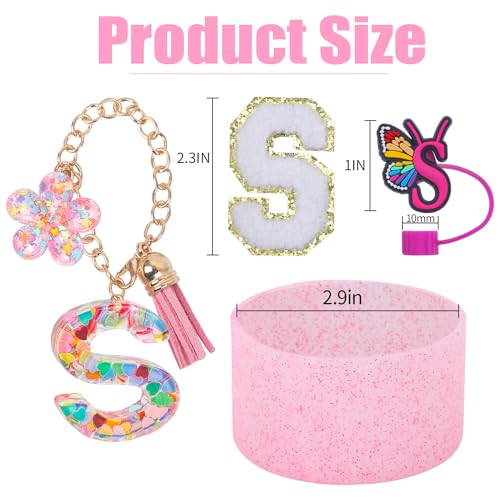 LA KEN DU Use for Stanley Cup Accessories Charms 40oz 30oz,Compatible with Stanley Cup Letter Charms for Handle Silicone Boot,Straw Cover Topper & Sticker(S) - Image 2