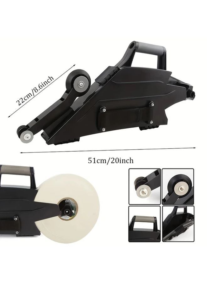 Black Drywall Taping Tool Manual Coating Ergonomic Design Rapid Change Rollers - Image 4