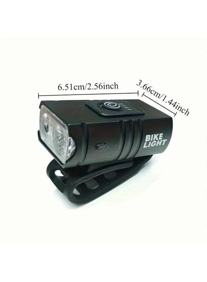 Black USB Headlamp Flashlight 6 Modes Hands Free For Cycling Night Riding - Image 4