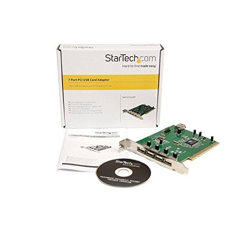 Startech.com StarTechcom 7 Port PCI USB Card Adapter PCI to USB 20 Controller Adapter Card Full Profile Expansion Card TAA PCIUSB7 - Image 3