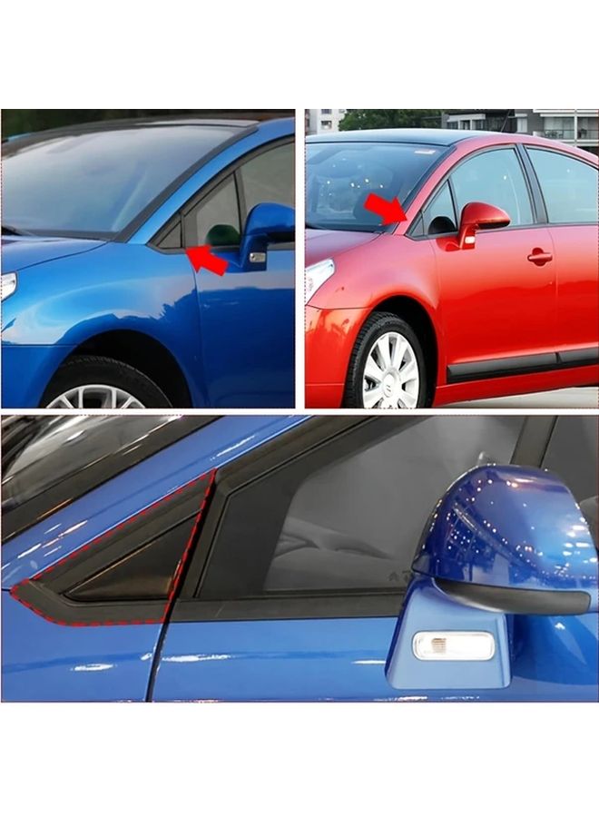 سيتروين C4 2004-2010 غطاء مرآة النافذة المثلثة اليسرى واليمنى قطع غيار بديلة - Image 4