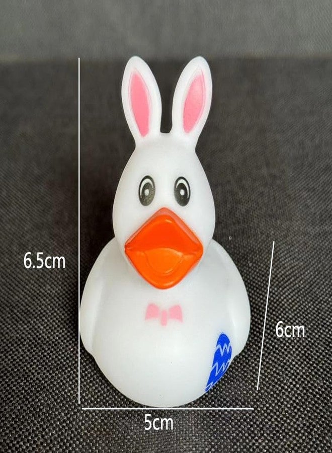 WAMSOLE 12 Pcs Easter Duck Assortment Rubber Duck Toy Duckies for Kids,Birthday Gifts Baby Showers Classroom Incentives - Image 4