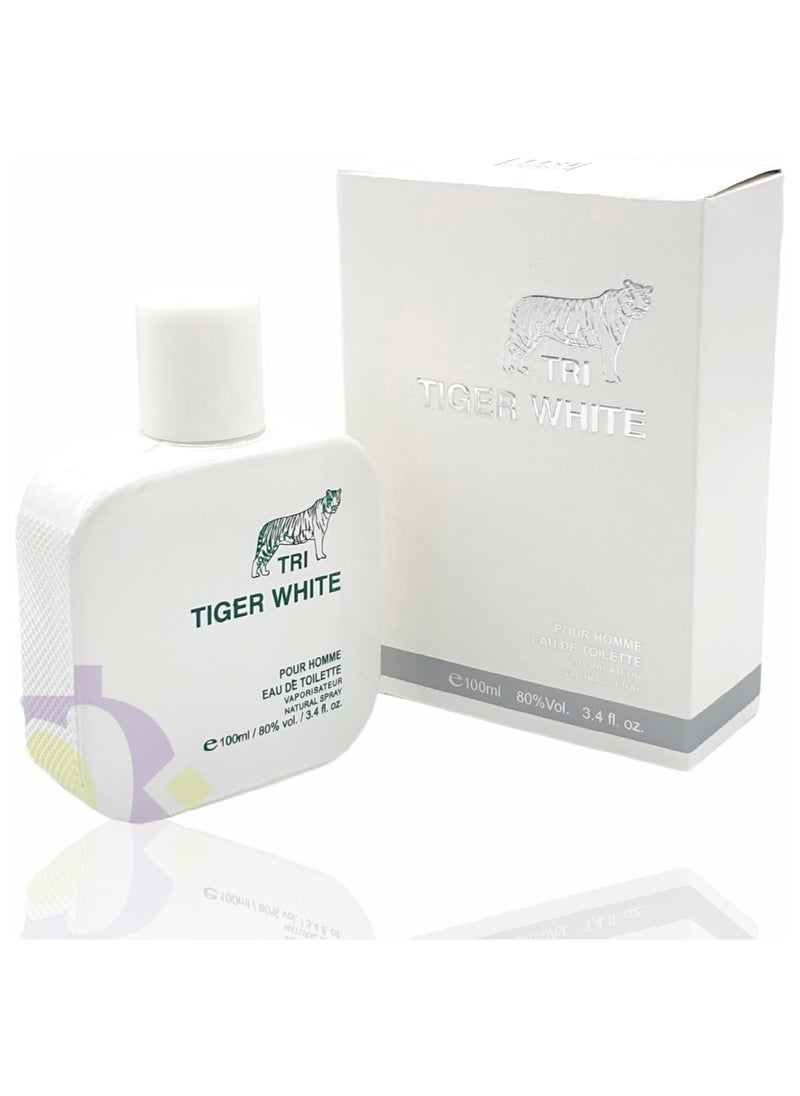 TRI - Tiger White perfume for men - 100 ml - Image 1