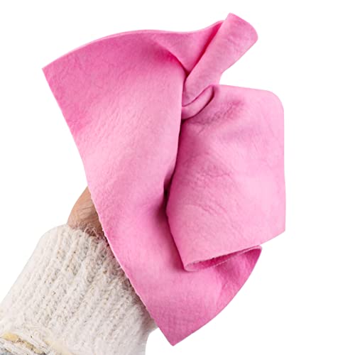 Briartw 3-Pack Stamp Shammy Cleaning Cloth - Super Absorbent Suede Cloth for Stamp Cleaner,Glass Mat and Craft Supplies,Reusable Stamping Tool, 6x8 Inch (Pink, Blue, Green) - Image 3