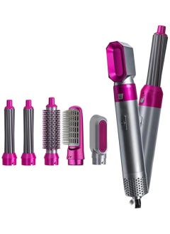 5-in-1 Hair Dryer Brush,Hot Air Brush,Update Negative Ionic Detachable Hair Brush Blow Dryer Set,Styling Round Hot Air Straightener Brush Volumizer,Curling Iron Brush