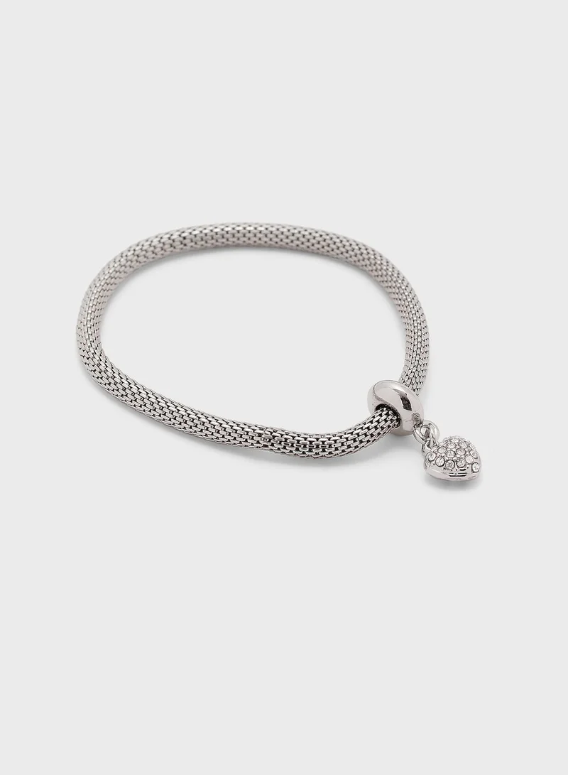 BUCKLEY LONDON Heart Mesh Bracelet Set