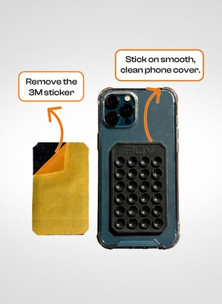The Glassy – Phone Grip Sticker for Mirrors & Glass | Sticky Holder Your Phone to Record Videos & Take Selfies - Black - pzsku/Z960AC1976A41E35A6612Z/45/1749057226/3d6bb037-b7b3-44f7-8e4f-4c2eeb581505