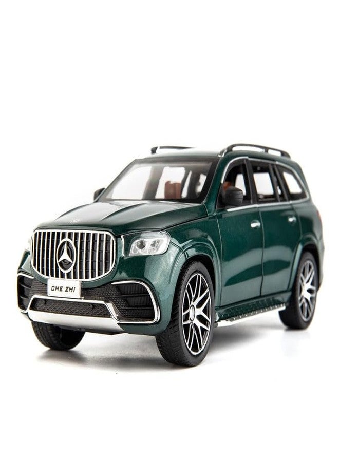 Arthasya Model 1:24 Mercedes Benz GLS63 AMG Model Alloy Metal Pull Back Die-cast Car Openable Doors with Sound and Light Vehicle Car Toy for Kids - Multicolor - Image 1