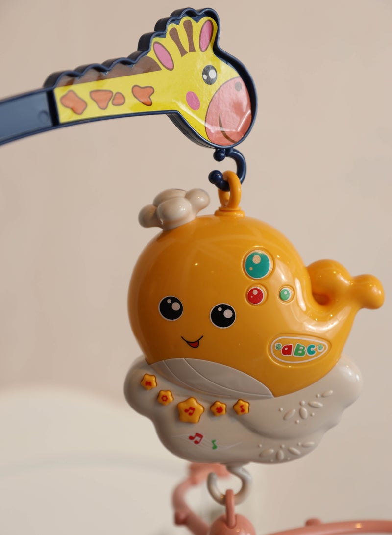 Rotating musical bells for the crib with small hanging dolls  - Image 4