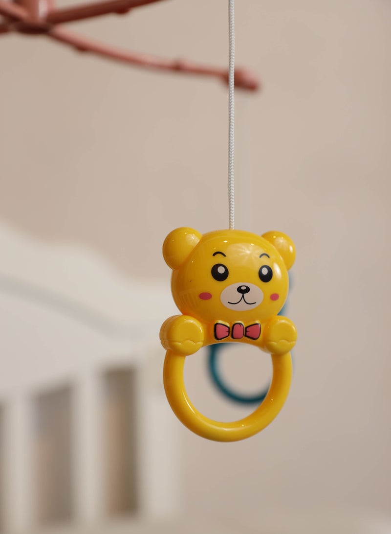 Rotating musical bells for the crib with small hanging dolls  - Image 3