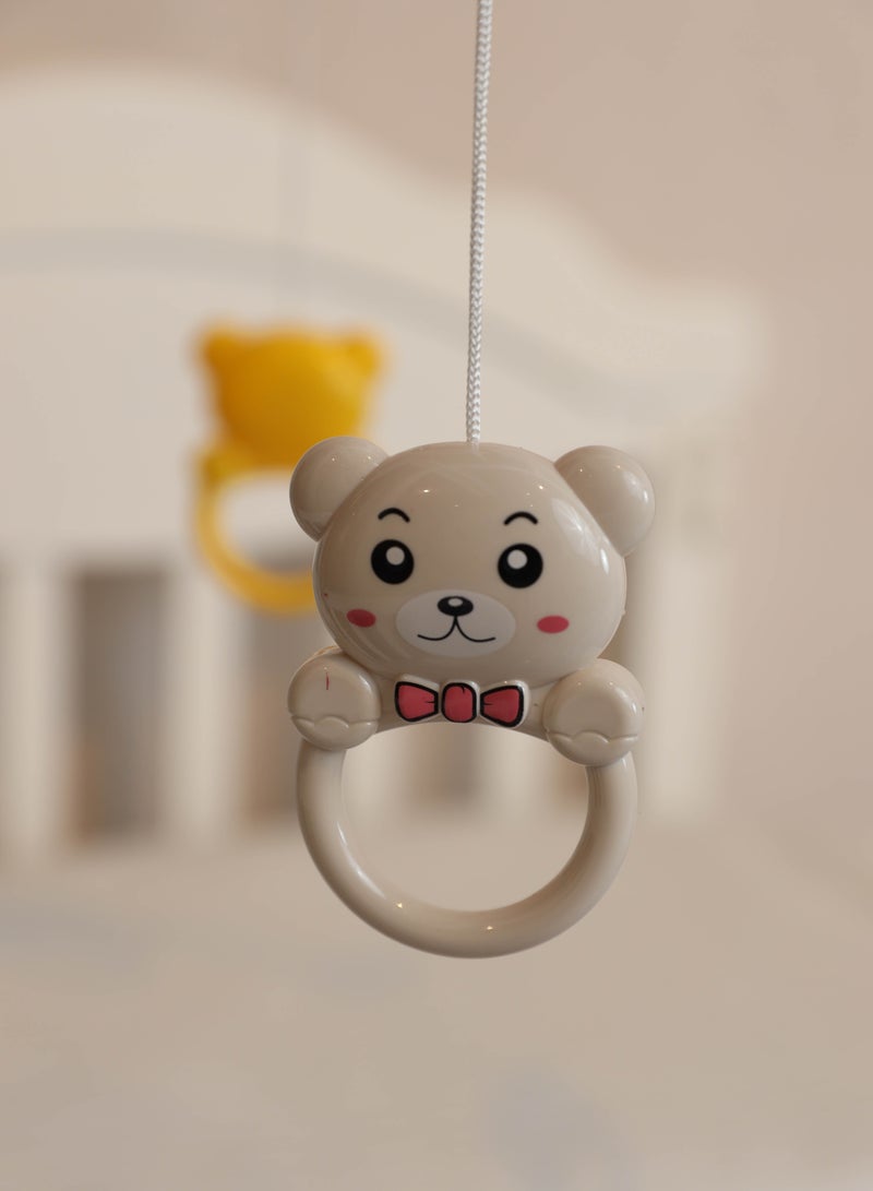 Rotating musical bells for the crib with small hanging dolls  - Image 5