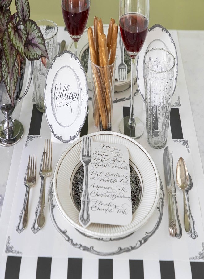 Hester & Cook Perfect Setting Paper Placemat - Disposable Place Mats for Parties or Weddings - 18 Sheets Made in USA - Image 4