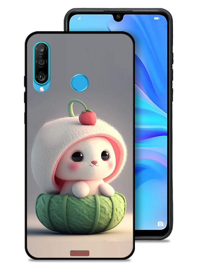 Tolwak Huawei nova 4e Protective Case Cover Cute Little Rabbit - Image 1