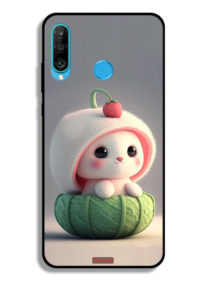 Tolwak Huawei nova 4e Protective Case Cover Cute Little Rabbit - Image 2
