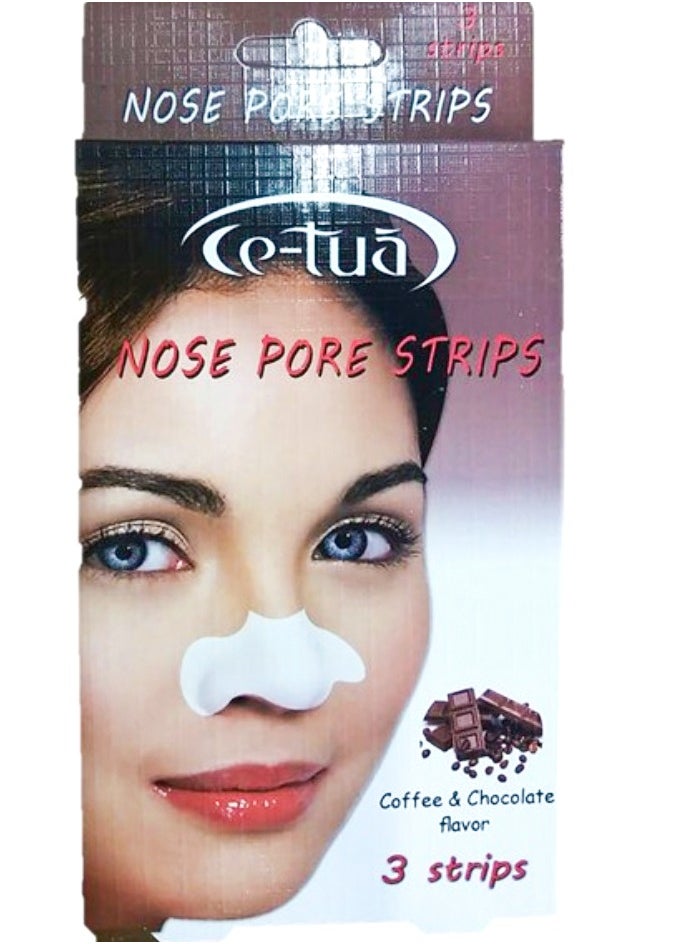 Ce-tua Ce-Tua Nose Pore Strips Coffe&Chocolate Flavor - 3 Strips 