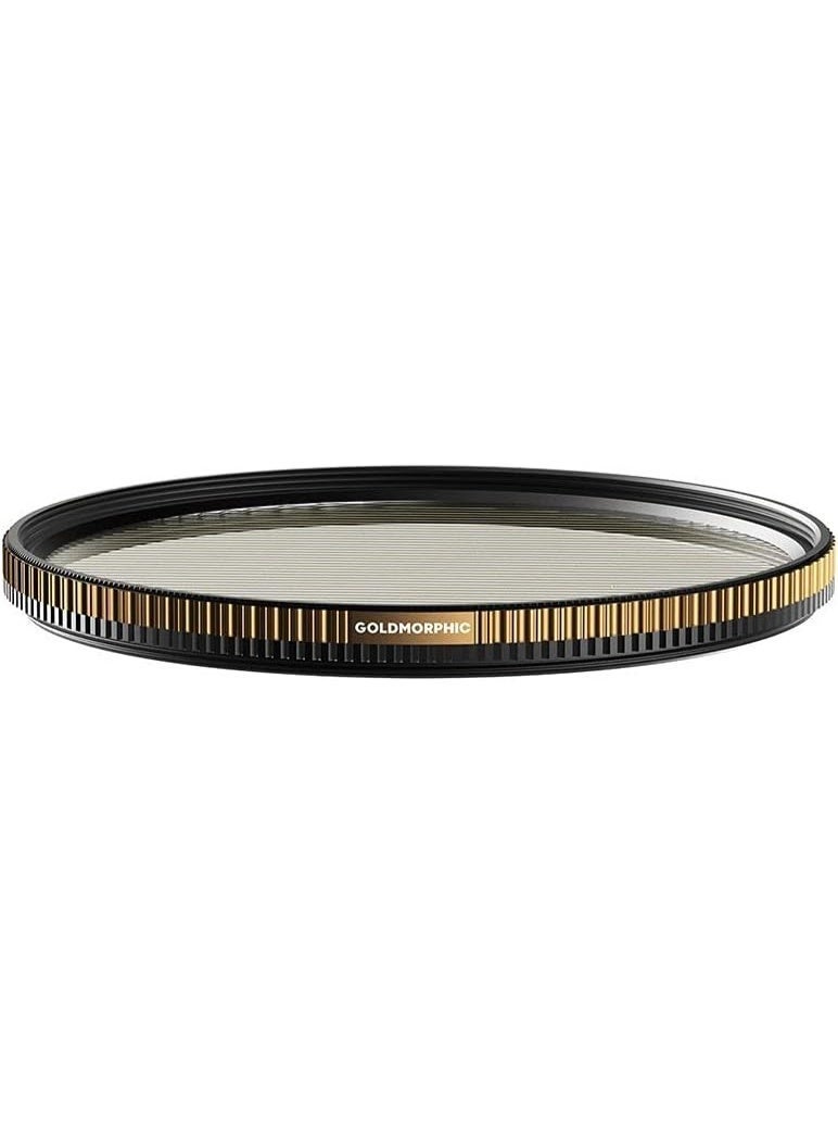 PolarPro QuartzLine Goldmorphic 67mm Diffusion Filter – 1/4 Diffusion Strength, 92% Light Transmission, Premium Optical Glass, Weather-Sealed Aluminum Frame, Warm Gold Cinematic Aesthetic, For Portraits & Video - Image 2
