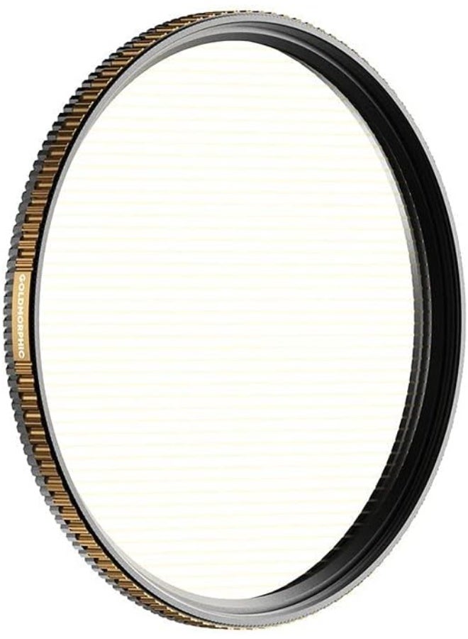 PolarPro QuartzLine Goldmorphic 67mm Diffusion Filter – 1/4 Diffusion Strength, 92% Light Transmission, Premium Optical Glass, Weather-Sealed Aluminum Frame, Warm Gold Cinematic Aesthetic, For Portraits & Video - Image 1