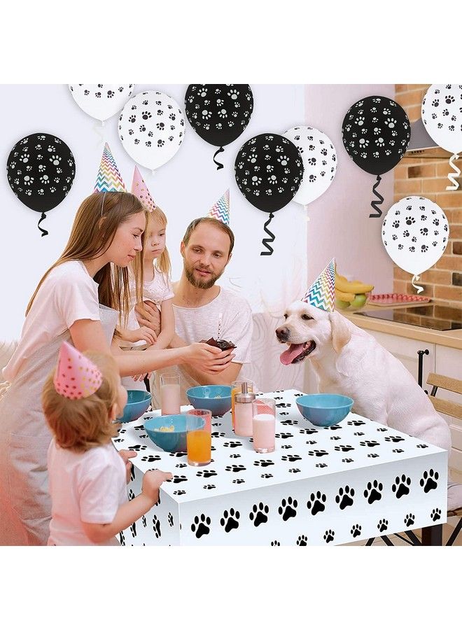 30 Pcs Pet Paw Balloons Dog Puppy Paw Print Latex Balloons 12 Inches Party Balloon For Paw Patrol Theme Party And Birthday Decorations - Image 5