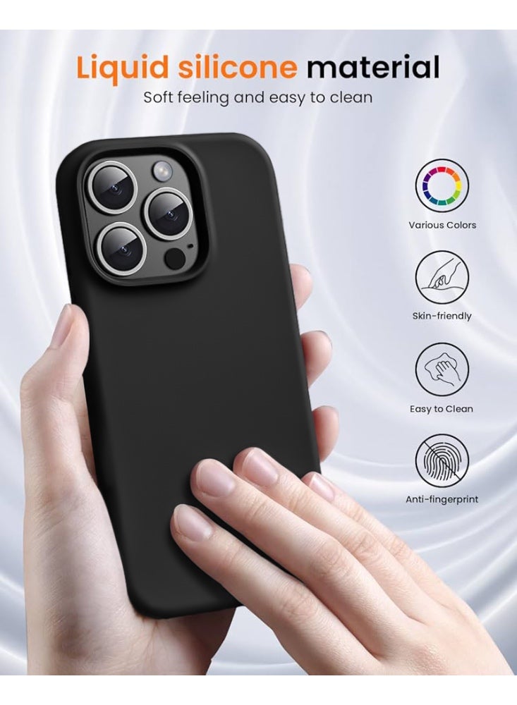 ريتي غطاء سيليكون لآيفون 14 برو ماكس – تصميم أنيق بجودة فائقة، ملمس ناعم احترافي، مقاوم للصدمات، حماية كاملة مع بطانة فاخرة من الألياف الدقيقة - Image 5