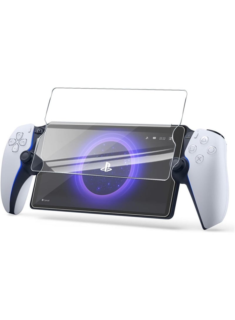 SOLARAE 2 Pack Screen Protector Compatible for Sony Playstation PS5,Transparent Ultra HD, Anti-Fingerprint, Bubble Free Temperd Glass for Sony Playstation PS5 Portal Handheld Game - Image 1