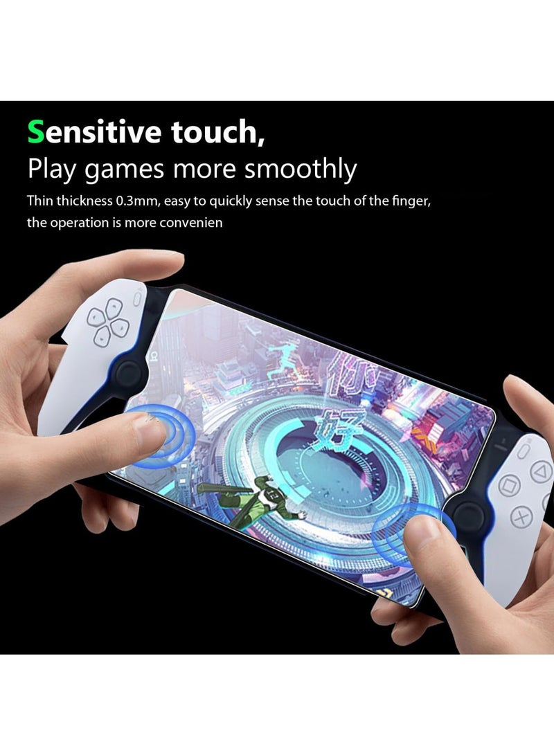 SOLARAE 2 Pack Screen Protector Compatible for Sony Playstation PS5,Transparent Ultra HD, Anti-Fingerprint, Bubble Free Temperd Glass for Sony Playstation PS5 Portal Handheld Game - Image 4