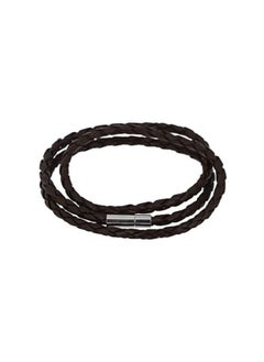 Leather Wrap Clasp Cuff