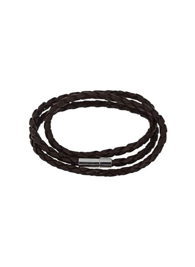 NIBEMINENT - Leather Wrap Clasp Cuff - Image 1