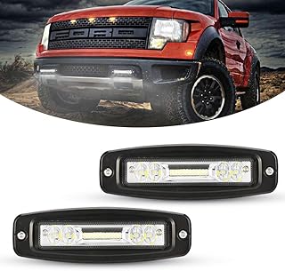 BUNKER INDUST BUNKER INDUST 7" Flush Mount LED Light Pods,  2 Pcs 4800LM Off Road LED Work Lights Bar Flood Spot Combo Beam Driving  - Image 1