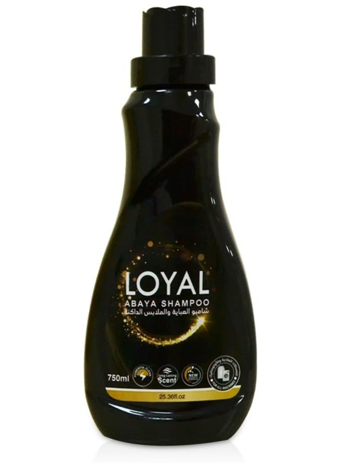 Loyal Long-Lasting Scent Abaya Liquid Detergent Shampoo, Powerful Clean, New Advance Formula, For All Machine 750ML